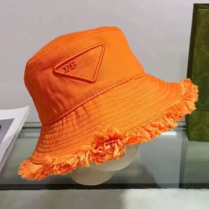 Cappello da designer di cappelli a bordo di Casquette Bob Cappello per donne Cap249c sfilacciati