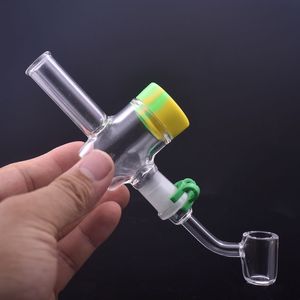 Smoking Accessories Glass Catcher ash catcher oil burner kit with 4mm Quartz Banger nail for water dab rig bong