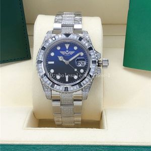 Se 8 Style Two Tone Diamond 116659 Blue Dial Diamond Bezel Sapphire 40mm Automatic Date Mens Men's Men Watches Wristwatch