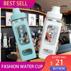 Cute Water Bottles With Straw-H-FSSL-700ML FASHIION A quality Water Bottles