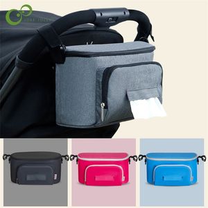 Diaper Bags Large Capacity Baby Stroller Bags Storage Organizer Mom Travel Hanging Carriage Pram Mummy Diaper Nappy Backpack Accessorie ZXH 220826