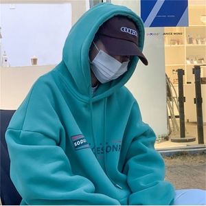 Herrtröjor tröjor modebrev tryckt hoodie manlig koreansk lös casual hip-hop tröja element top coat vintage hoodie män streetwear kvinnor 220826