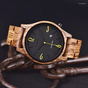 Wristwatches DODO DEER Wooden Wristwatch For Mens Wrist Band Man Montre Homme Luxury Calendar Quartz Simple Date Display Wood Watch