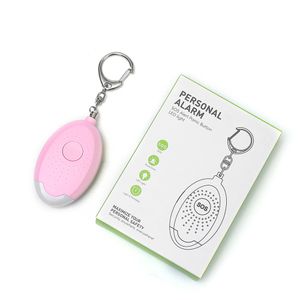 Allarme di autodifesa 130Db Sicurezza Proteggi Avviso Sicurezza personale Scream Loud Keychain Allarme di emergenza per donne Bambini Ragazza