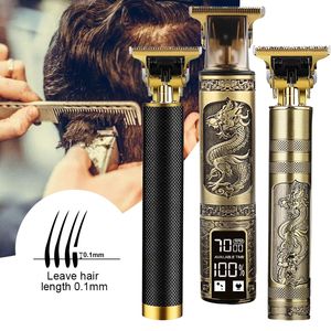 Hair Trimmer T9 Clipper For Men Electric Shaver Professional Beard s Rechargeable Cutting Machine Barber 220827