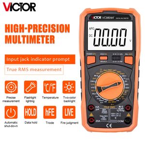Victor Multimeters دقة عالية واستقرار قوي ، إنها أداة مثالية لمختبرات المصانع الهواة الراديوية والعائلات 9804A