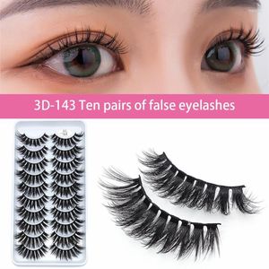 False Eyelashes Mink 3D Real Hair Natural Thick Long Lasting Eye Lashes Fluffy Fake Make Up Lash Beauty