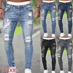 Jeans masculinos Jeans para homens Cantura alta Jeans Jeans Spring Autumn Clothing STREETHEATH LAVADO DENIM PALTAS DE TRUSLINGS JEAN 220827