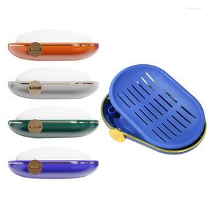 Soap Dishes Removable Colorful Storage Tray Keep Dry Sink Countertop Bathtub Shower Dish Sponge Holder