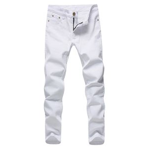Jeans masculinos Men Jeans Jeans Moda as calças de jeans brancas para a primavera masculina e o outono Retro Pants Casual Men's Jeans Tamanho 2736 220827