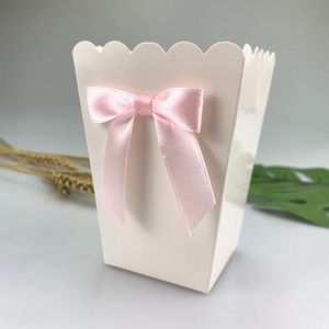 Bow Popcorn Box Party Supplies Paper Boxar V￤skor Candy Snack Treat Food Container Birthy Baby Shower Wedding 1222944