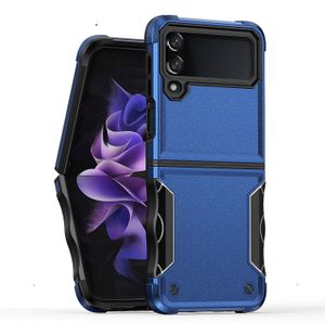 Shockpereplow Phone Case для Samsung Z Flip 3 4 с комбинацией SPFT TPU жесткого ПК встроенного ПК встроенного экрана.