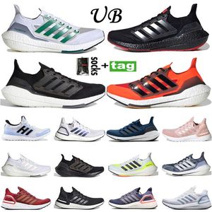 2023 all'ingrosso UB Ultra Boost Mens Running Shoes Designer 5.0 6.0 Sub Green Carbon Scarlet Night Flash allevato UNC Tripli Black Black Black Sneaker Sneakers Allenatori Dimensioni 36-45