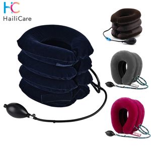 Body Braces Supports Neck Massager 3 4 Layer Inflatable Air Cervical Traction Support PainStress Relief Collar Pillow Stretching Brace 220827