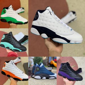 Trainer 13 13S Casual Basketball Shoes Jumpman Mens High Flint Bred Island Green Red Dirty Hyper Royal Dark Powder Blue Playoffs He Got Game Black Cat Chicago Sneakers