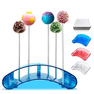 Bakeware H ls transparent b gformad klubba Display Stand Candy Craft Gift Diy Chocolate Cake Tool Kitchen Acceserries D3