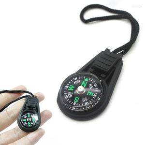 Utomhus prylar Mini Compass Survival Kit med nyckelring för camping vandring jakt whshopping