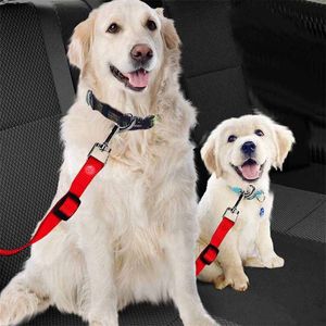 Pet Dog Car Seat Belts Harness Leashes Vehicle 1st Puppy Justerbar ledarklipp Tillhandah￥ller s￤kerhet 1222947