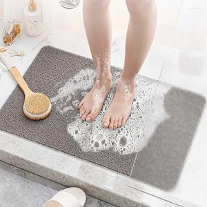 Carpets El Bathroom Non-Slip Foot Pad Shower Toilet Stepping Wire Loops Carpet Environmental Protection PVC Household Anti-Drop Mat