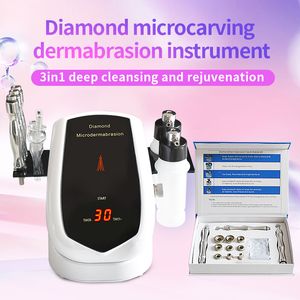 Diamond Microdermabrasion Skin Rejuvenation Vakuumsugverktyg Nano Fuktgivande vattenspruten Blackhead Deep Cleaning Ansiktsskalning Exfoliering Machine