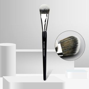 Pro Angled Foundation Makeup Brush #47 Soft Black Liquid Cream Contour Blending Beauty Cosmetics Blender Tools ePacket