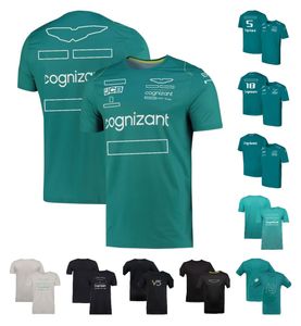 F1 Team T-Shirt 2023 Formula 1 Sürücü Kısa Kollu Özel Yarış Fanları T-Shirt Yaz Erkekler Kadınlar Büyük Boyutlu Araba Logosu Jersey Tops