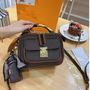 Handtas Messenger Camera Tassen Bloem Brief Cross Body Schoudertas Mono Canvas gram Telefoon Kleine Flap Bag designer handtassen Outdoor Sport