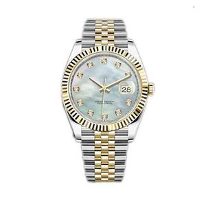 Zegarek zbiorowy 28/11/36/41 mm stalowy pasek Japan Ruch Kwarcowy Super Luminous Women Mężczyźni Watch Montre de Luxe Giftsy062