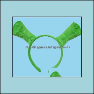 Other Home Garden Halloween Hair Hoop Shrek Hairpin Ears Headband Head Circle Party Costume Item Masquerade Supplies Drop Delivery 202 Dhb1B