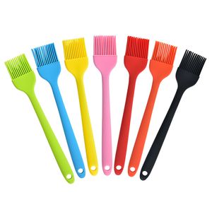 Silicone Brush Kitchen Tools Heat Resistant Meat Grill Basting Pastry Brushes for Oil Butter Sauce Sausages Desserts Turkey Baster Grill Barbecue 1222954