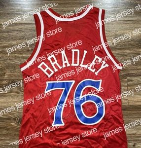 Basketball Jerseys Custom #76 Shawn Bradley Basketball Jersey Men's All Stitched Any Size 2XS-3XL 4XL 5XL Name Or Number Top Quality
