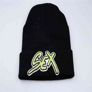 Bere/Kafatası Şapkaları Ch sex Beanies Records Limited Matty erkek grafiti büyü pamuk koyun derisi kış soğuk şapka Top Kapakları pamuklu tıknaz bere hip hop ca225S