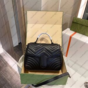 Wholesale Leather Handbags High quality Women Lady Marmont Bags Crossbody Handbags Purses tote Shoulder Bag Classic Satchel Totes