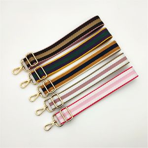 Naylon çanta kayışı kadın renkli kayışlar crossbody messenger omuz çanta aksesuarları ayarlanabilir