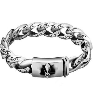 CH Link Chain Bracciali da uomo Designer Bracciale gioielli hip hop 925 Silver Cross Women Bangle B66