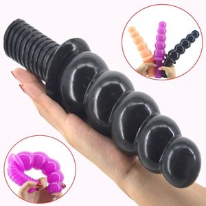 Skönhetsartiklar sockerbelagd Haws Candied Christmas Hot Large Dildo Butt Plug Anal Sexig Toys Screw Handle Enorm Penis för lesbisk