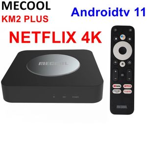 MECOOL KM2 Plus original Android 11 4K TV Box AmLogic S905X4 Google Netflix Certificado USB3.0 SPDIF BT5.0 Global Official Store
