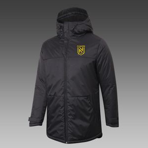 Cappotto sportivo per il tempo libero da uomo invernale dell'FC Nantes Capispalla Parka Emblemi della squadra personalizzati