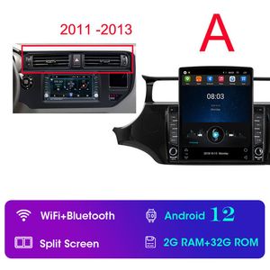 Unità di testa video per auto stereo Android GPS da 9 pollici per Kia Rio LHD 2012 con supporto AUX Bluetooth collegamento visone OBD II telecamera per la retromarcia