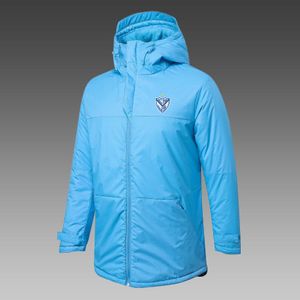 Velez Sarsfield Men's Down Winter Outdoor Leisure Sports Coat Outerwear Parkas Team Emblem Customized