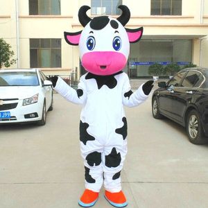 Halloween Cow Mascot Costume Animal Parade Birthday Party Dress Dree Outdoor Roupe