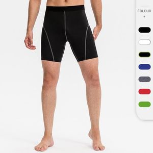 Running Shorts Men Training Fitness Tight High Elastic Quick Dry Breathable Sweat Leggings Gym Workout Jogging Clothing