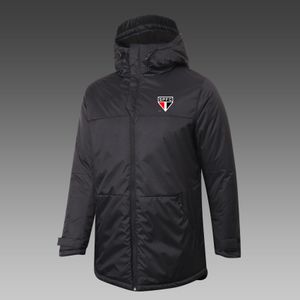 Sao Paulo FC Erkekler Down Winter Outdoor Leisure Sports Dış Giyim Parkas Takımı Amblemleri Özelleştirilmiş