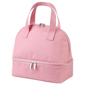 Lunchtaschen für Frauen, tragbar, isoliert, Thermo-Kühltasche, Tragetaschen für Erwachsene, wiederverwendbare Behälter für die Zubereitung von Mahlzeiten, robust, Arbeit, Picknick, Uni, Reisen, Snack, Frühstück 1222962