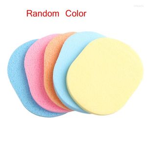 Makeup Tools 5st Svamp Puff Soft Facial Cleansing Face Wash Pad Cleaning Pro Random Color Exfoliator Cosmetic Tool