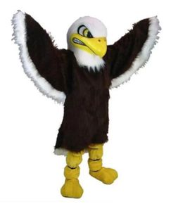 Mascot kostymer Hawk Eagle Mascot Bird Costumedress vuxna storlek Halloween festdräkt