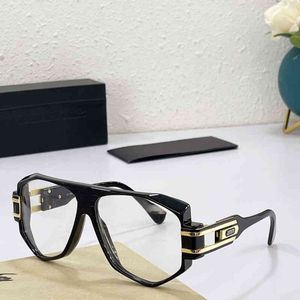 Nowa sprzedaż tytanowych okularów optycznych rama moda retro luksusowe marka okularów biznesowych metalowe złoto topna najwyższa jakość