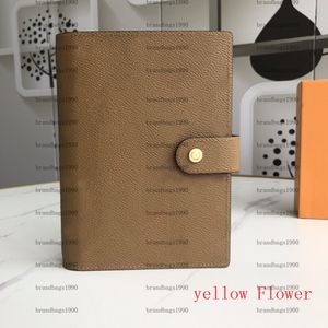 Duże kalendarz notatka książka Posiadacze karty Memo Planner Men A5 Notebook Diary Luksus Projektant Agendas Ochronne Passport Passport W275Z