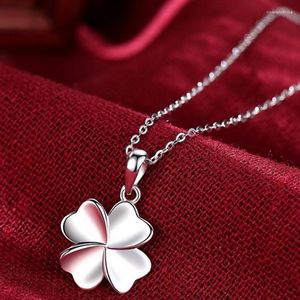 Wholesale bridal wedding gifts for sale - Group buy Pendant Necklaces Fashion Lucky Clover Necklace Jewelry For Women Bridal Wedding Eearring Accessorie Memorial Day Gift