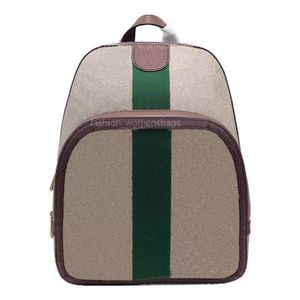 7A najwyższej jakości TOTE BAG Designer Ophidia Medium Luksusowe torby plecakowe płótno Włochy Zielone i czerwona torebka internetowa Projektanci Męskie 547967 Plecak Schle